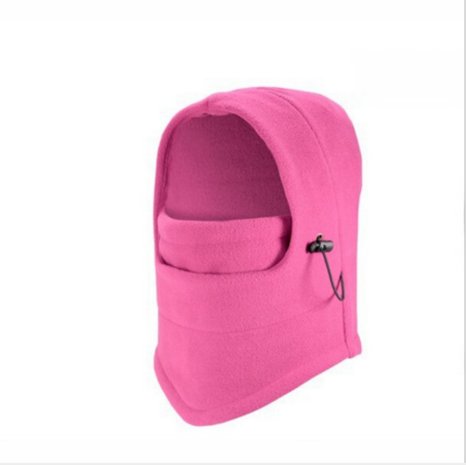Fleece bivakmuts met trekkoord