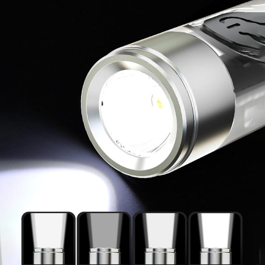 Oplaadbare sleutelhangerlamp met magneet, 400 lumen