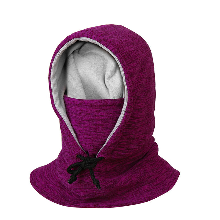 Fleece bivakmuts met capuchon
