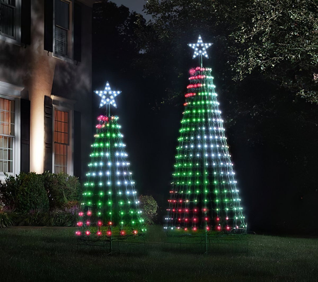 Lichtshow voor de kerstboom met 8 standen en geheugen