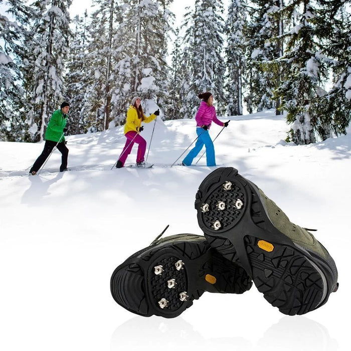 Hollevo™ Antislip spikes voor schoenen met stalen punten – 2 paar