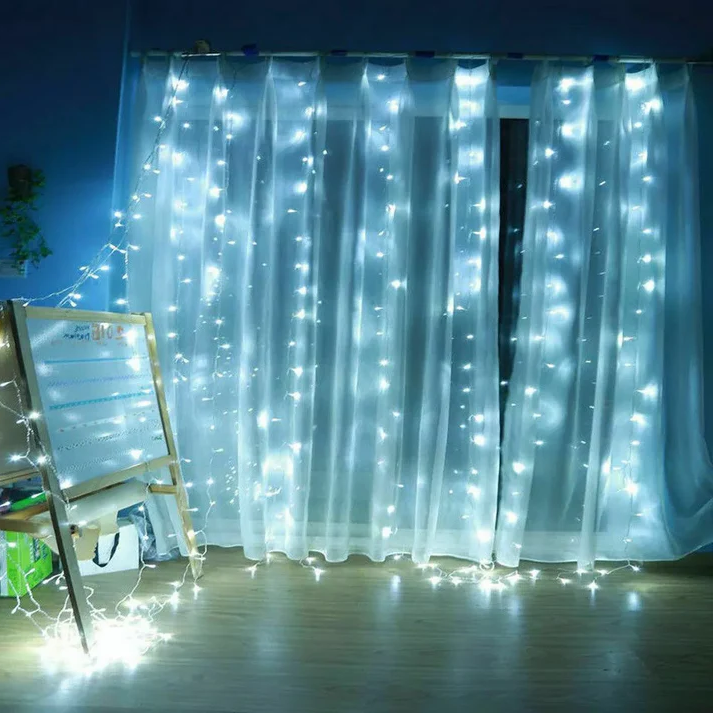 Led lichtgordijn met afstandsbediening en meerdere lichtstanden