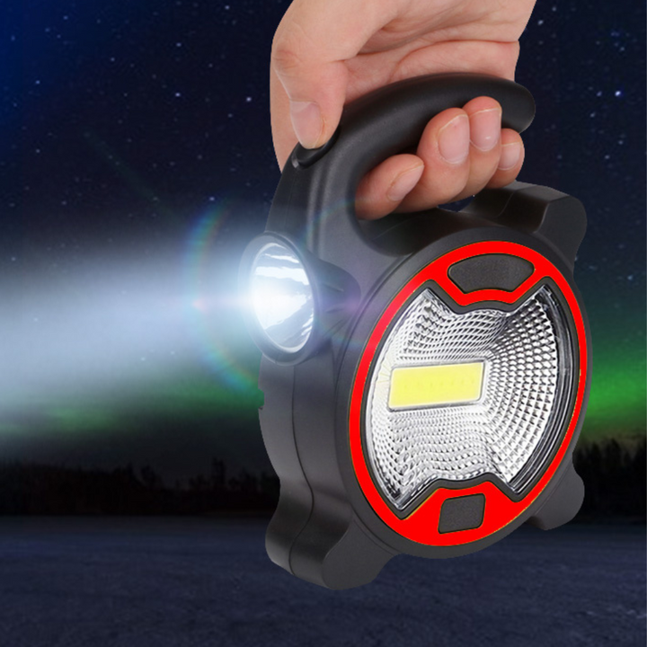 Draagbare COB LED werklamp met handvat en twee standen