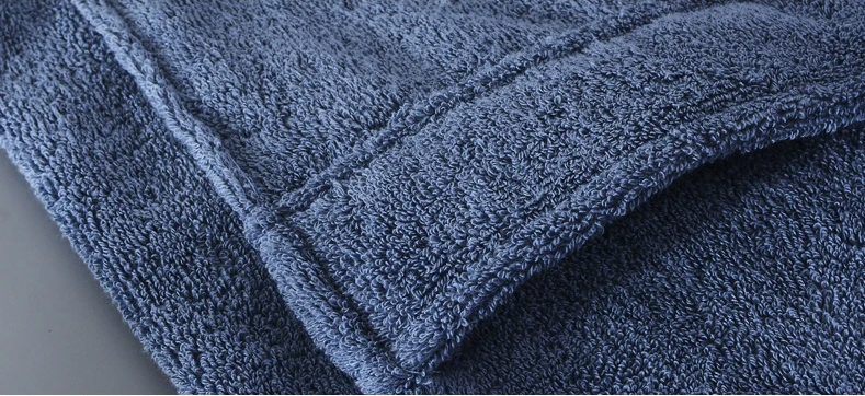 Heren lang fleece badjas – warm winter badjas