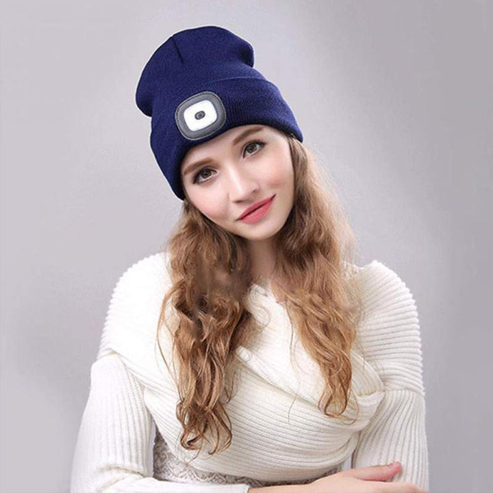 LED gebreid winter muts muts