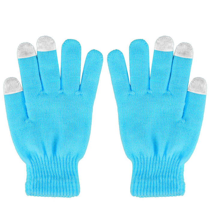 Hollevo Gebreide handschoenen met touchscreen-vingertoppen