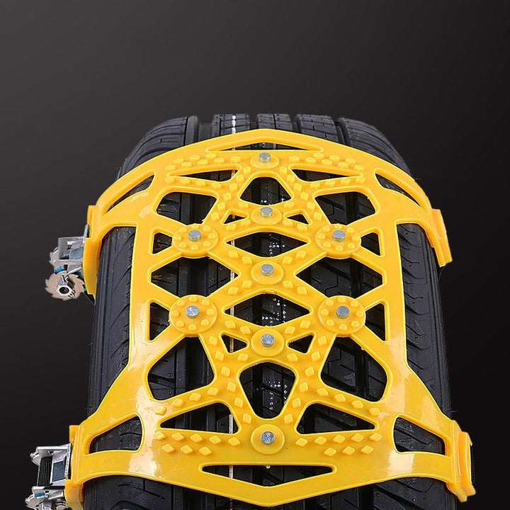 Hollevo™ Stalen sneeuwkettingen met X-spikes voor grip op ijs en sneeuw