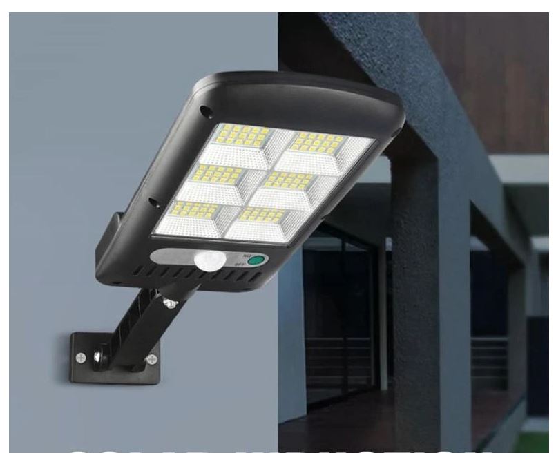 Solar buitenlamp met bewegingssensor en afstandsbediening