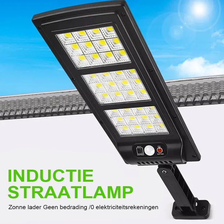 Solar buitenlamp met bewegingssensor en afstandsbediening