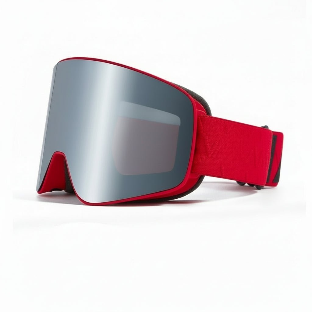 Magnetische skibril met snelwissel en dubbele lens