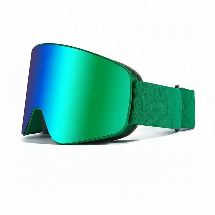 Magnetische skibril met snelwissel en dubbele lens