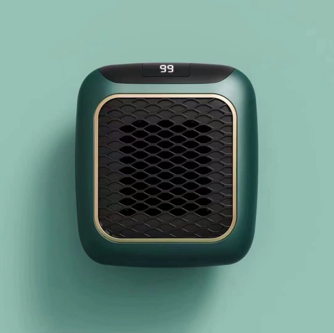 Hollevo™ Mini wandventilatorkachel 800 W met afstandsbediening
