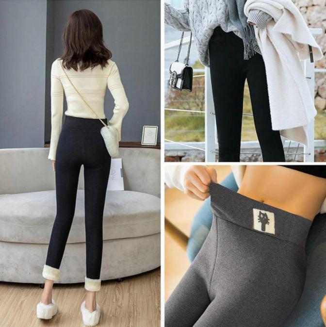 Dames fleece winter legging