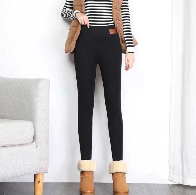 Dames fleece winter legging