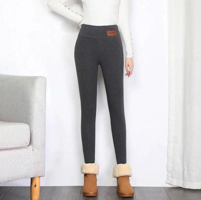 Dames fleece winter legging
