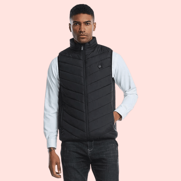 Hollevo™ Lichte verwarmde bodywarmer met USB en 3 standen