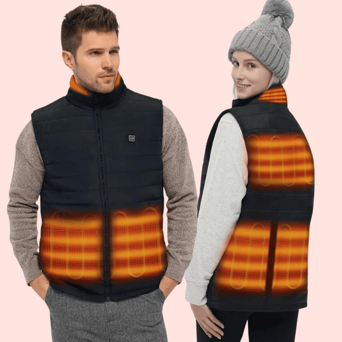 Hollevo™ Lichte verwarmde bodywarmer met USB en 3 standen