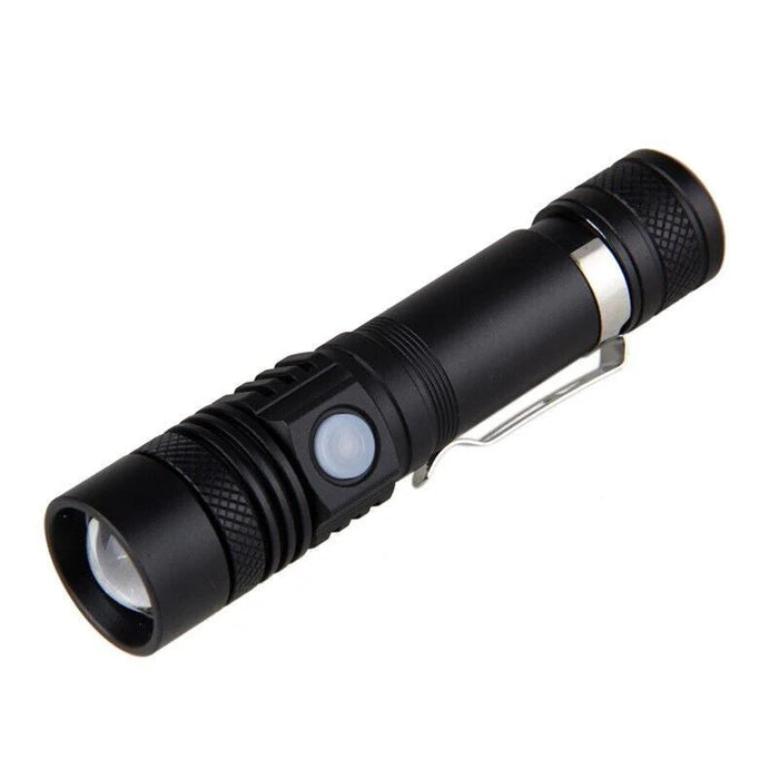 Hollevo™ Superfelle oplaadbare ledzaklamp met zoomfunctie en 4 standen