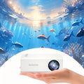 Hollevo™ Draagbare mini beamer HD 720P met snelle focus en wifi