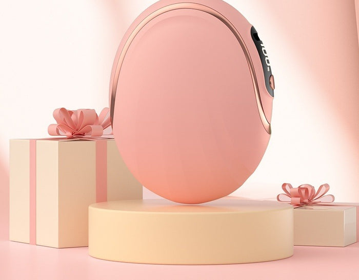 Hollevo Oplaadbare handwarmer in eivorm met digitaal display
