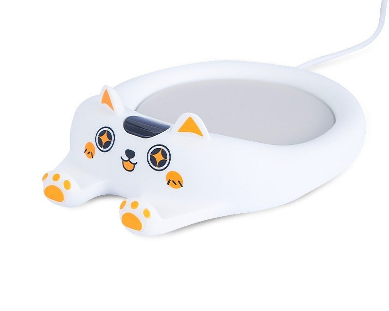 Kopwarmer in kattenvorm met mok