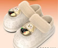 Verwarmde pantoffels met klittenband en accu