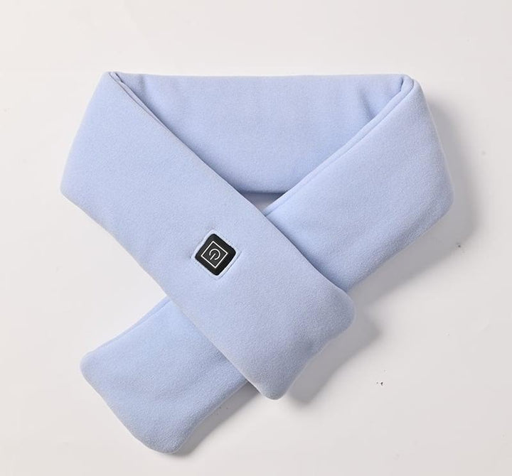 Verwarmde fleece sjaal om de nek