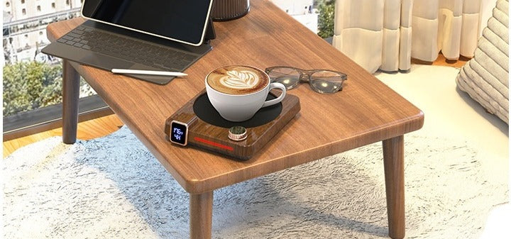 Bekerwarmer met draaiknop en dubbel display