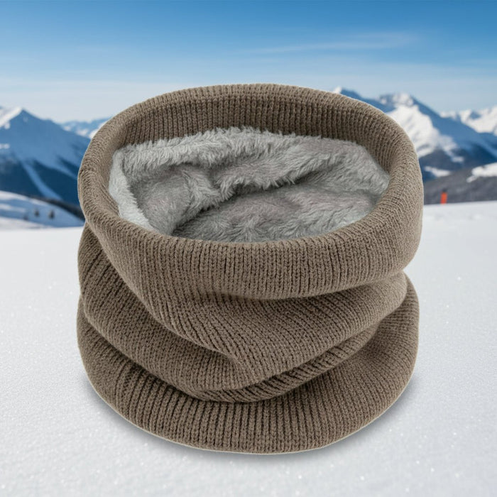 Hollevo™ Winddichte thermo-nekwarmer van stretchbreisel