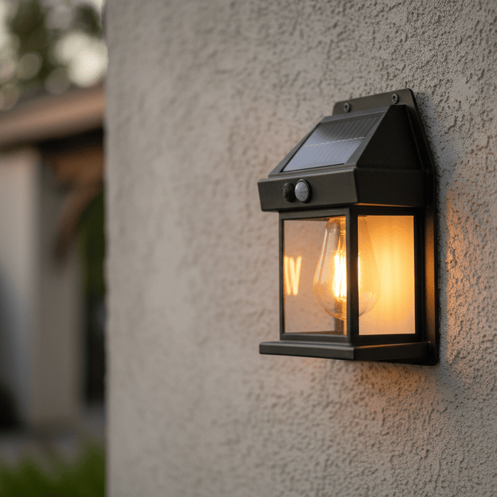 Hollevo™ Solar tuinspot met bewegingssensor, waterdicht en draadloos
