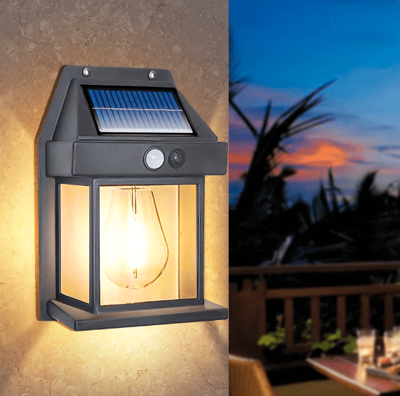 Solar tuinspot met bewegingssensor, waterdicht en draadloos