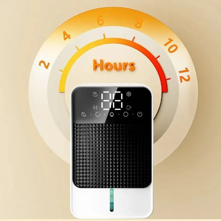 Luchtontvochtiger 25 W met led-touchpaneel en reservoir van 1500 ml