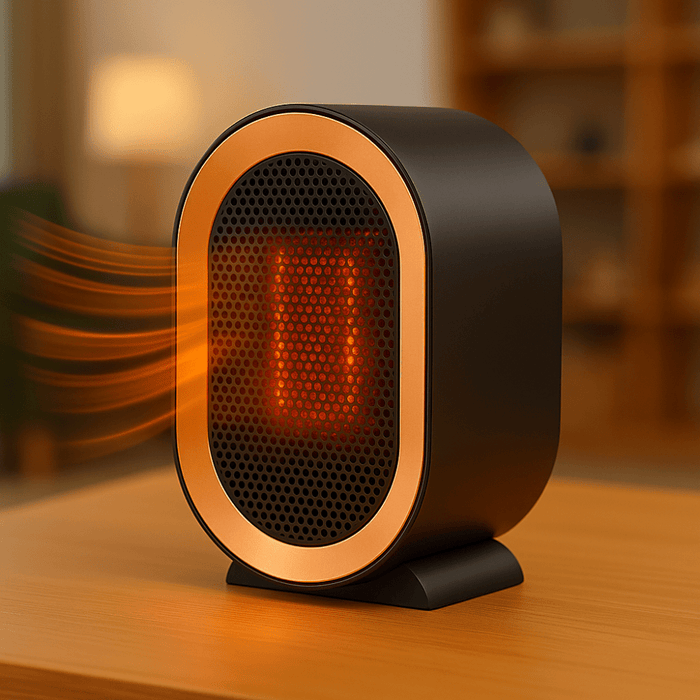 Hollevo™ Stille keramische kachel met instelbare thermostaat