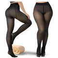 Hollevo™ Gevoerde panty met transparante look voor warme benen