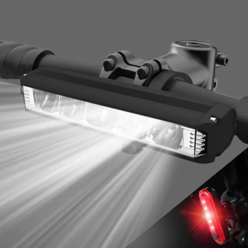Hollevo™ Oplaadbare LED-fietslamp, waterdicht volgens IPX6