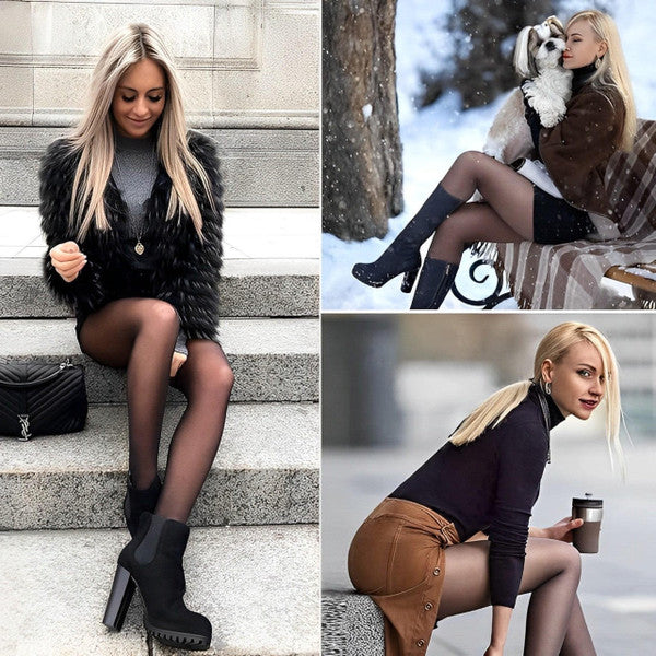 Warm fleece – gevoerd panty
