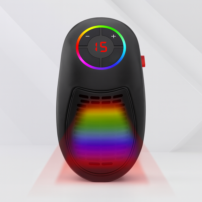 Hollevo™ Mini keramische kachel met thermostaat en timer