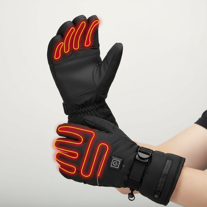 Thermogrip verwarmde handschoenen – waterdicht unisex handschoenen met 3 verwarming niveaus en touchscreen functie