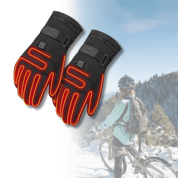 Thermogrip verwarmde handschoenen – waterdicht unisex handschoenen met 3 verwarming niveaus en touchscreen functie