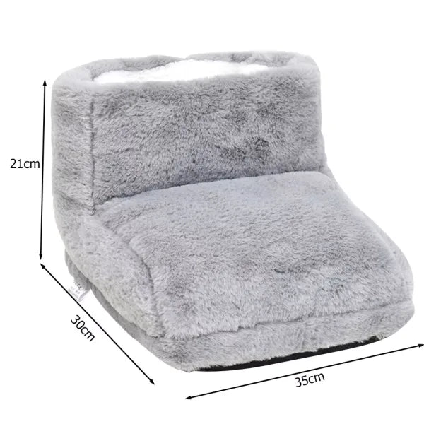 Hollevo™ USB-voetenwarmer van fleece met 3 warmtestanden