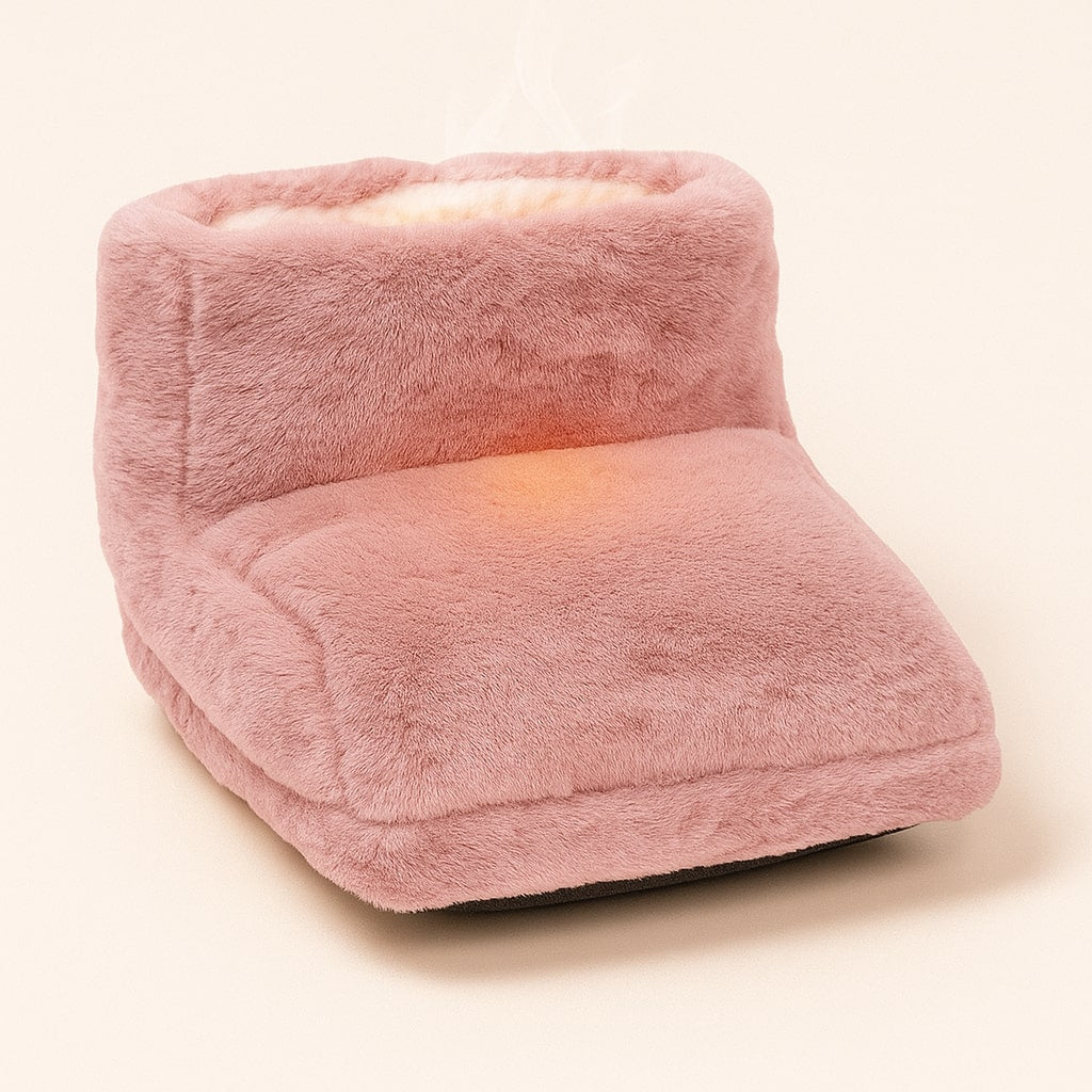 Hollevo™ USB-voetenwarmer van fleece met 3 warmtestanden