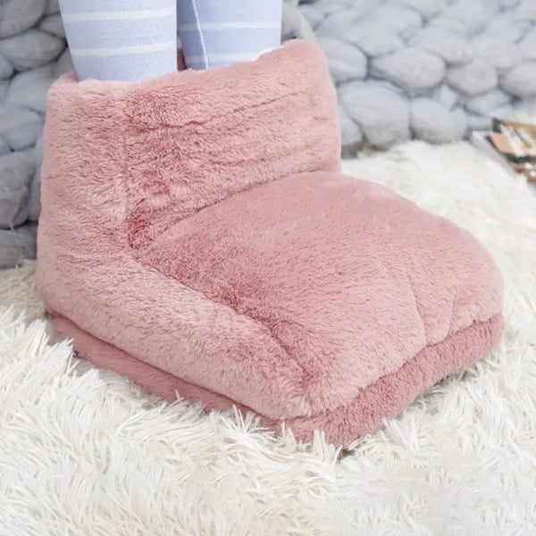 Hollevo™ USB-voetenwarmer van fleece met 3 warmtestanden