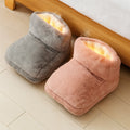Hollevo™ USB-voetenwarmer van fleece met 3 warmtestanden