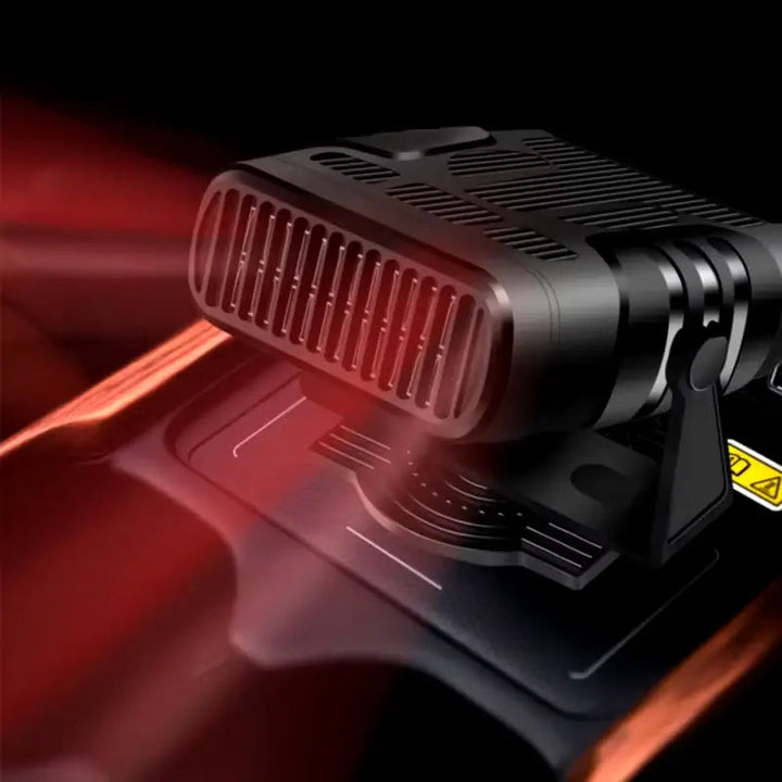 Hollevo™ 12V autokachel en ventilator met draaibare houder