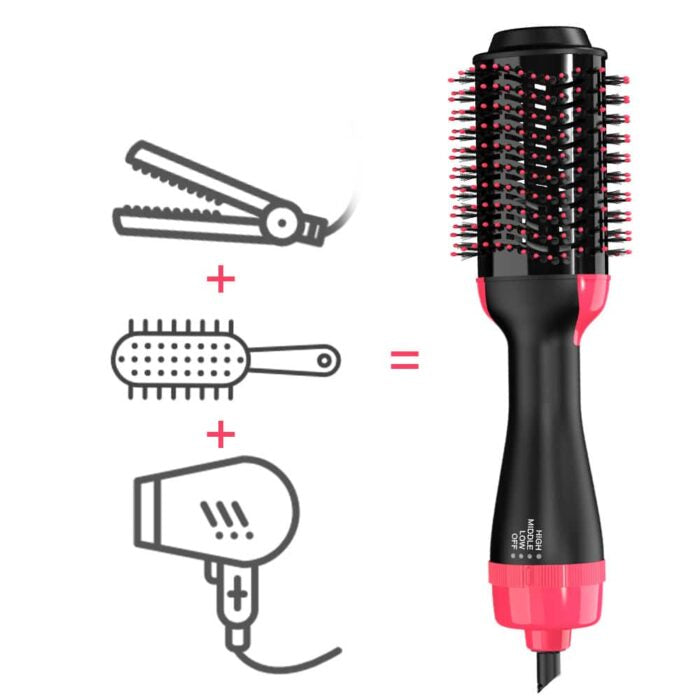 Hollevo™ Keramische föhnborstel voor volume en een gladde, glanzende föhnbeurt
