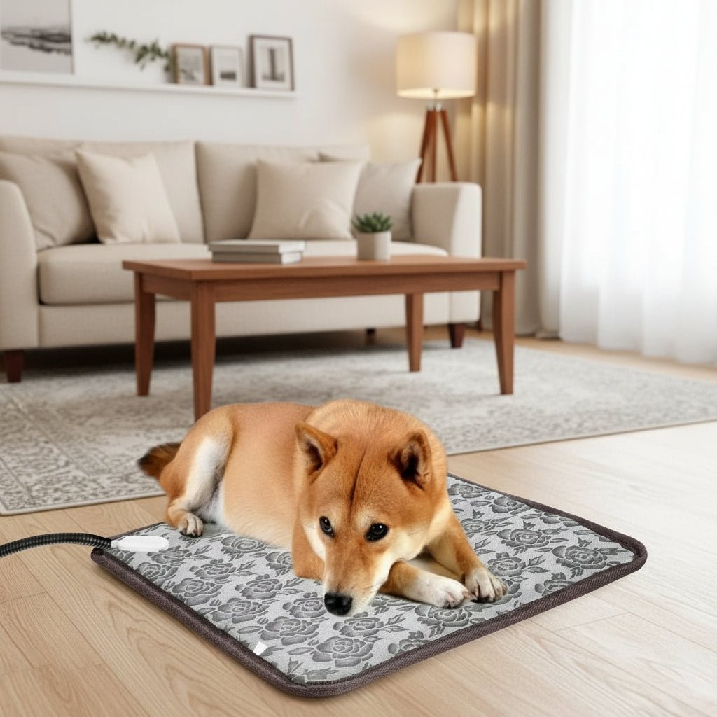 Hollevo™ Verwarmde huisdierenmat met twee warmtestanden en waterdicht