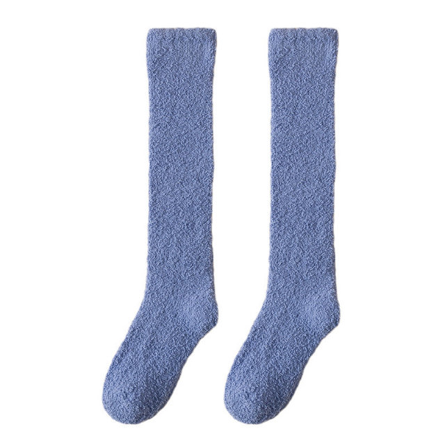 Hollevo™ Extra lange wintersokken van zachte coral fleece