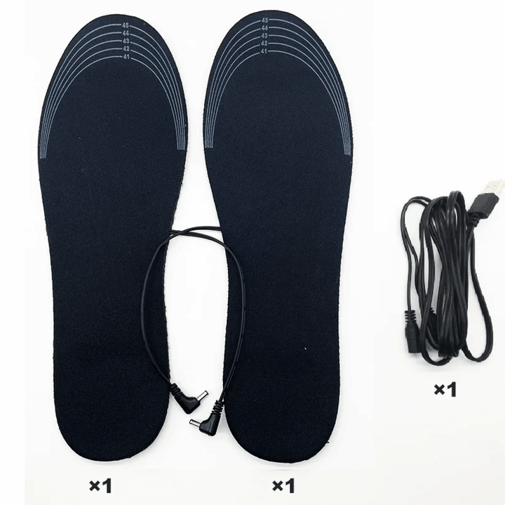 Hollevo™ USB oplaadbare verwarmde inlegzolen met thermostaat