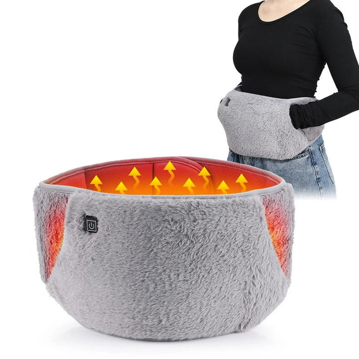 Hollevo™ USB-warmteband voor taille en handen van zacht velours