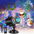 Hollevo™ Kerstprojector voor buiten met 16 dia's en afstandsbediening